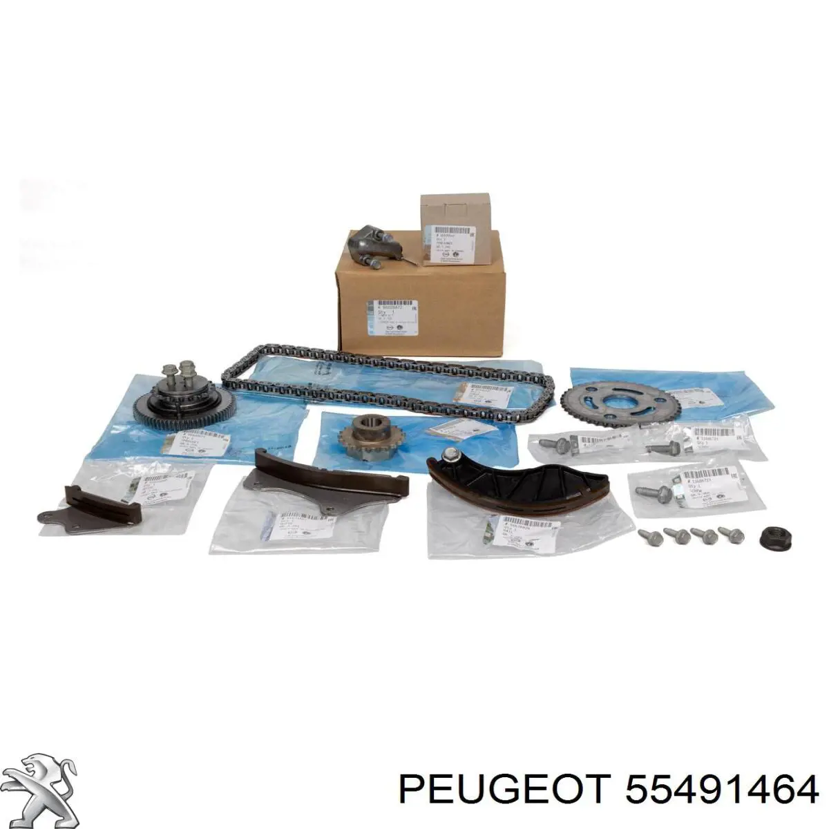 55491464 Peugeot/Citroen Прокладка передньої кришки двигуна, верхня