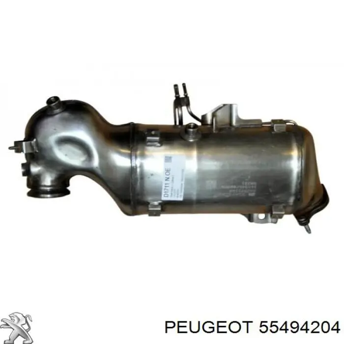 55494204 Peugeot/Citroen Каталітичний нейтралізатор відпрацьованих газів