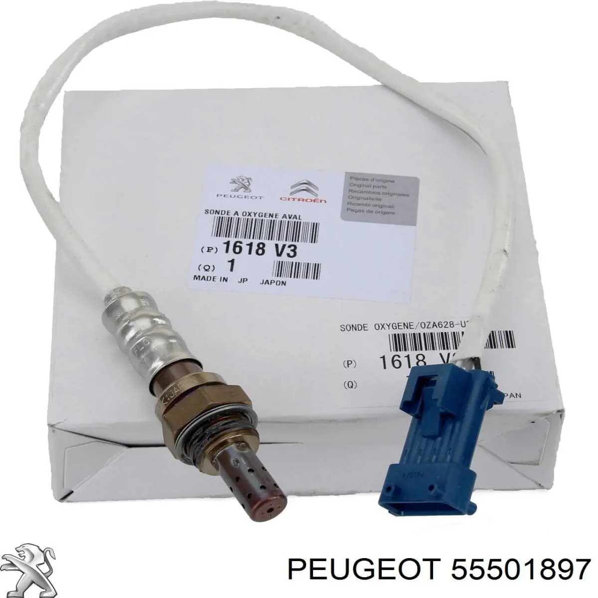 55501897 Peugeot/Citroen Датчик оксидів азоту NOX, задній