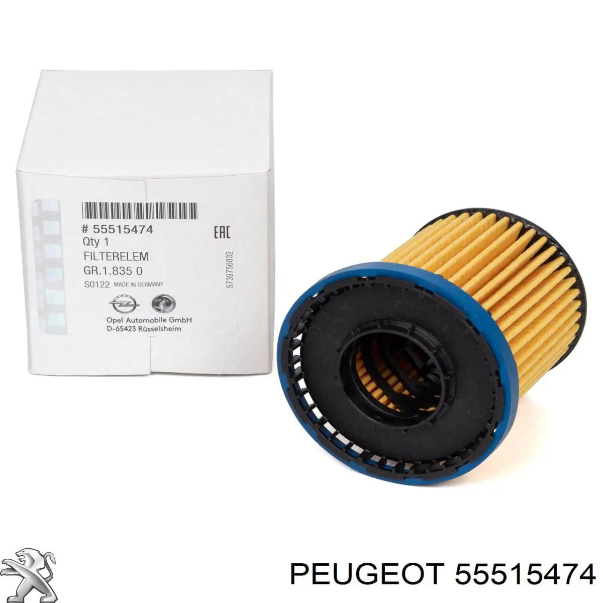 Купити 55515474 Peugeot/Citroen Фільтр очищення масла відцентровий