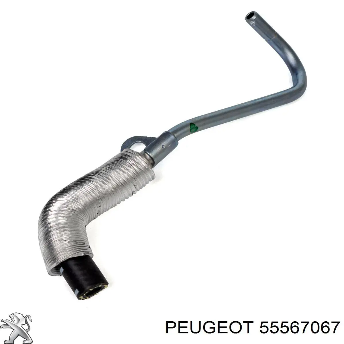 55567067 Peugeot/Citroen шланг/патрубок рідинного охолодження турбіни, обратка