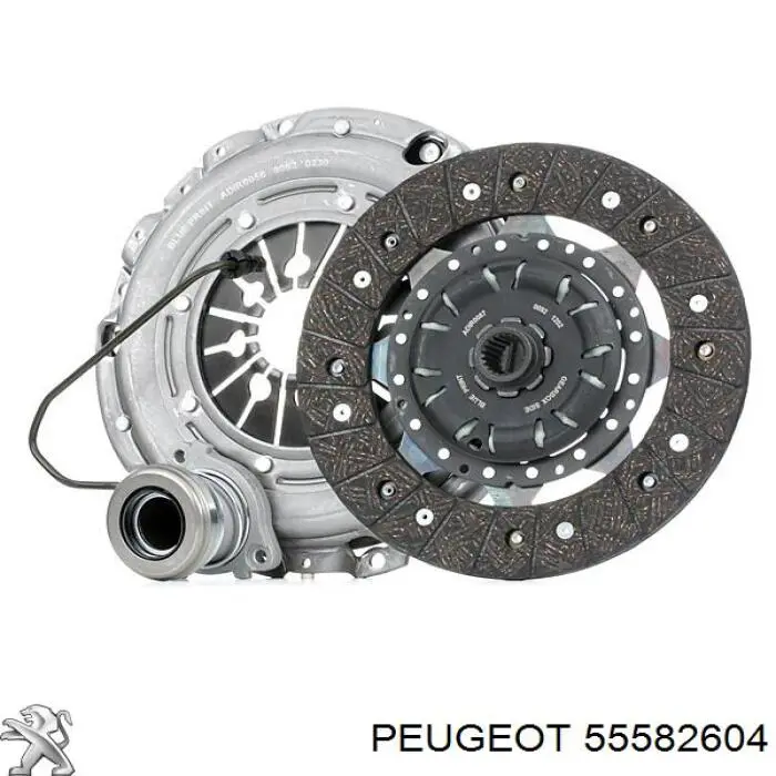 Комплект зчеплення (3 частини) 55582604 Peugeot/Citroen