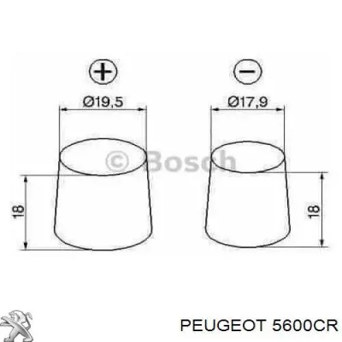 Купити Акумулятор Peugeot/Citroen 44 А/г (5600CR)