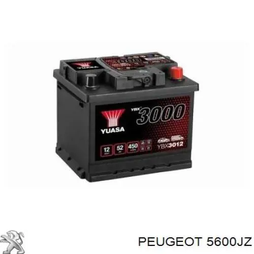 Купити Акумулятор Peugeot/Citroen 55 А/г (5600JZ)