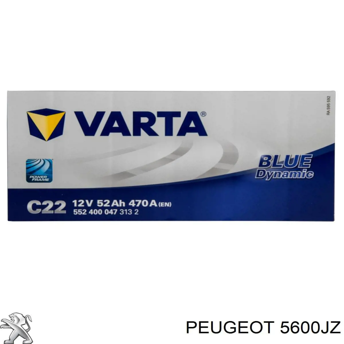 Купити Акумулятор Peugeot/Citroen 55 А/г (5600JZ)