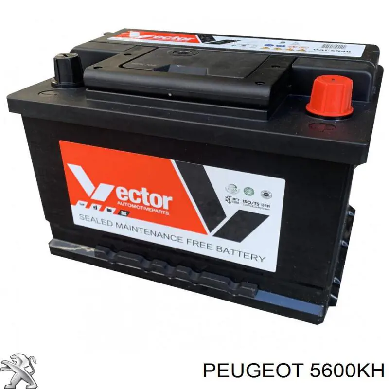 Купити 5600KH Peugeot/Citroen Автомобільна батарея