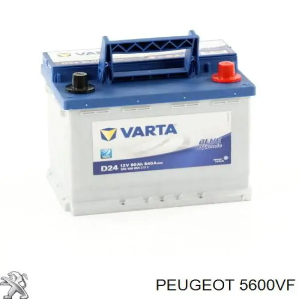 Батарея акумуляторна Peugeot/Citroen 5600VF ціна, від 129.05 USD