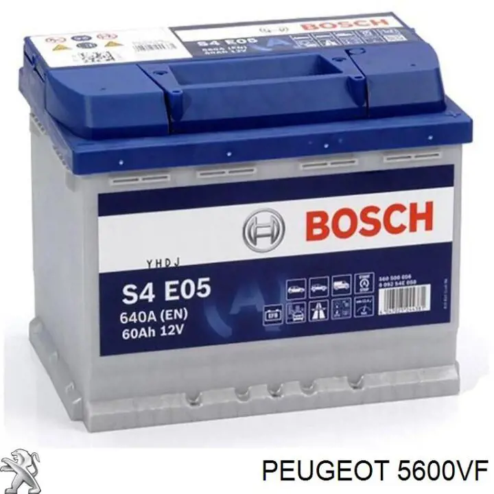 5600VF Peugeot/Citroen Авто акумулятор