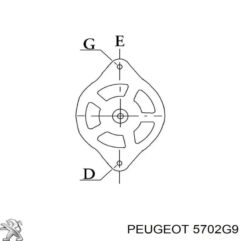 5702G9 Peugeot/Citroen генератор