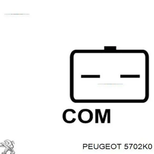 Купити 5702K0 Peugeot/Citroen Генератор
