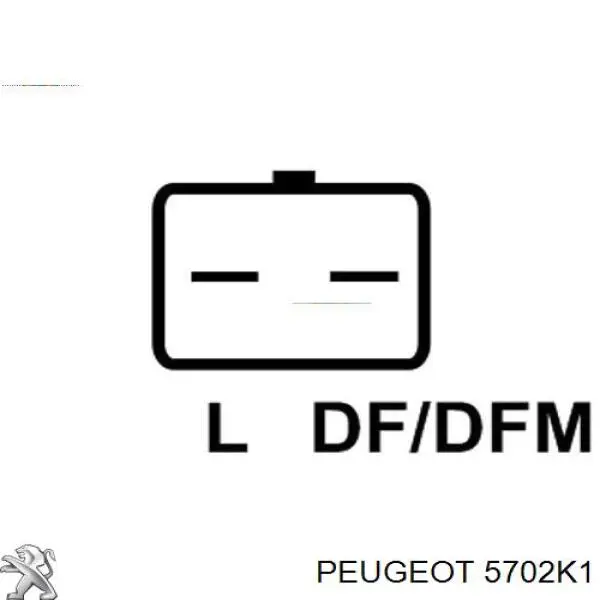 Купити 5702K1 Peugeot/Citroen Генератор