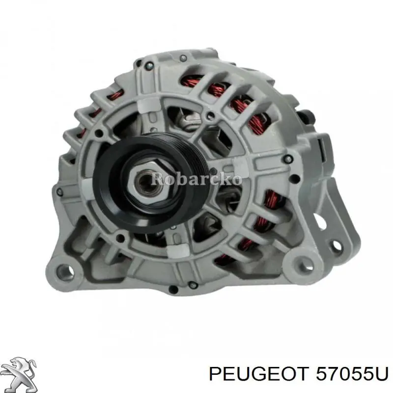 Генератор 57055U Peugeot/Citroen