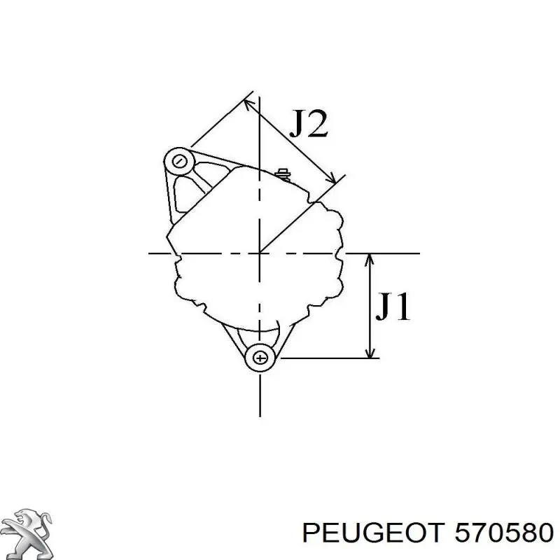 Генератор Peugeot/Citroen 570580 ціна, від 88.24 USD