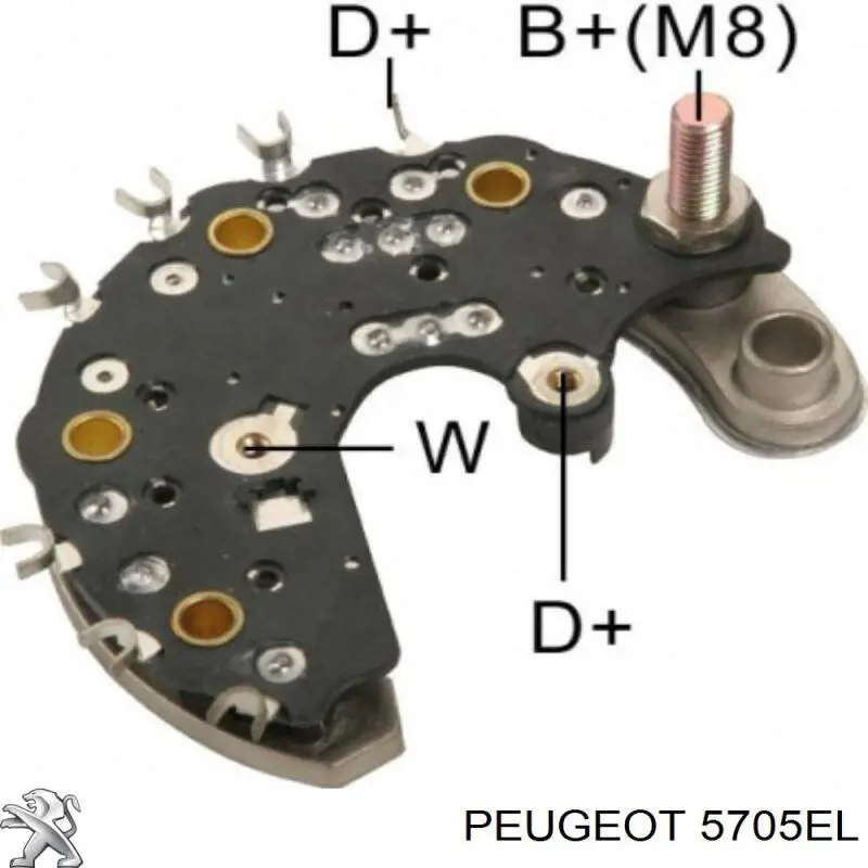 5705EL Peugeot/Citroen генератор