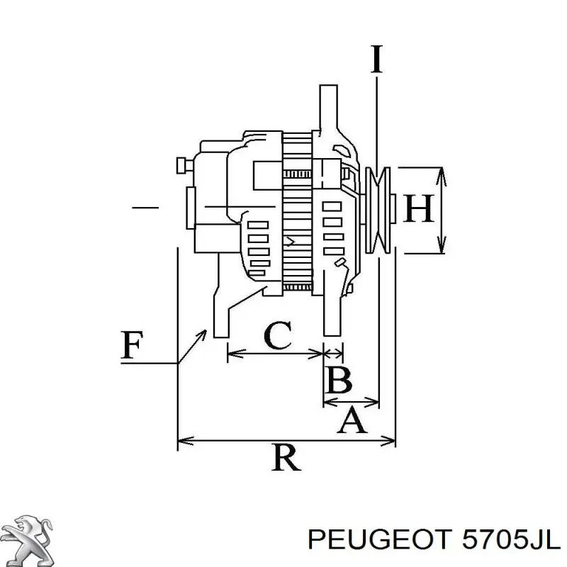 5705JL Peugeot/Citroen Авто генератор