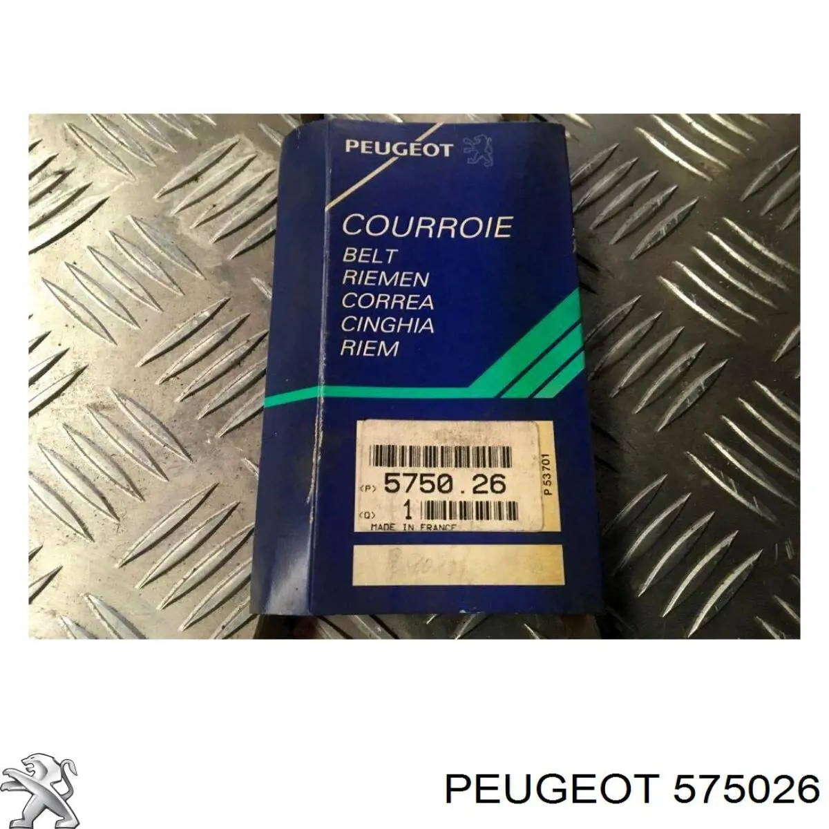575026 Peugeot/Citroen Поліклиновий ремінь
