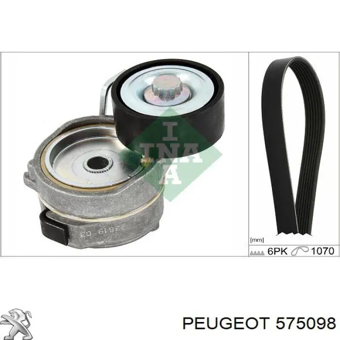 Ремінь генератора 575098 Peugeot/Citroen