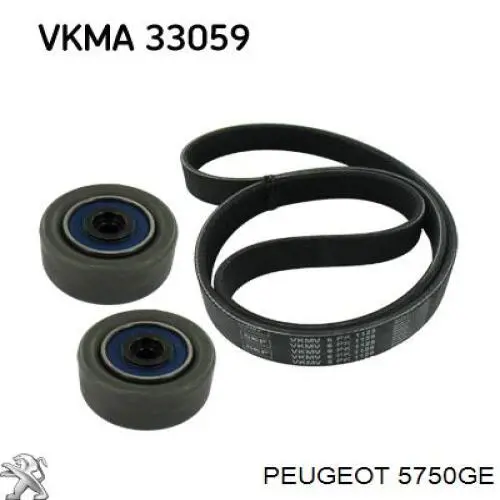 Клиновий ремінь Peugeot/Citroen 5750GE ціна, від 7.95 USD
