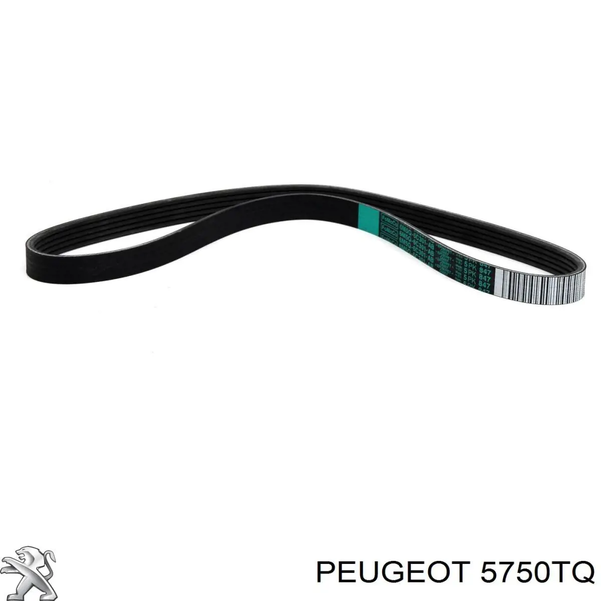 Клиновий ремінь Peugeot/Citroen 00005750TQ ціна, від 33.34 USD