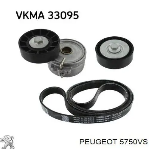 Клиновий ремінь Peugeot/Citroen 5750VS ціна, від 13.54 USD