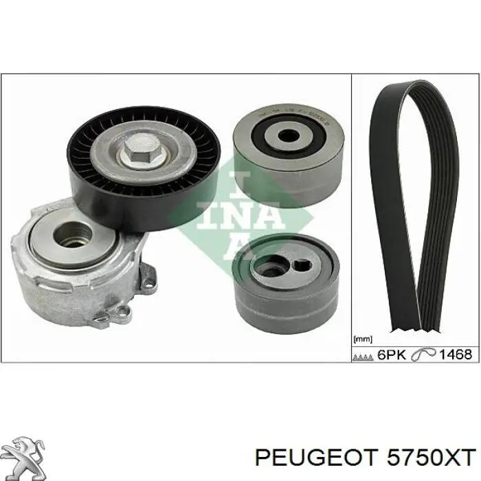 Купити 5750XT Peugeot/Citroen Ремінь генератора