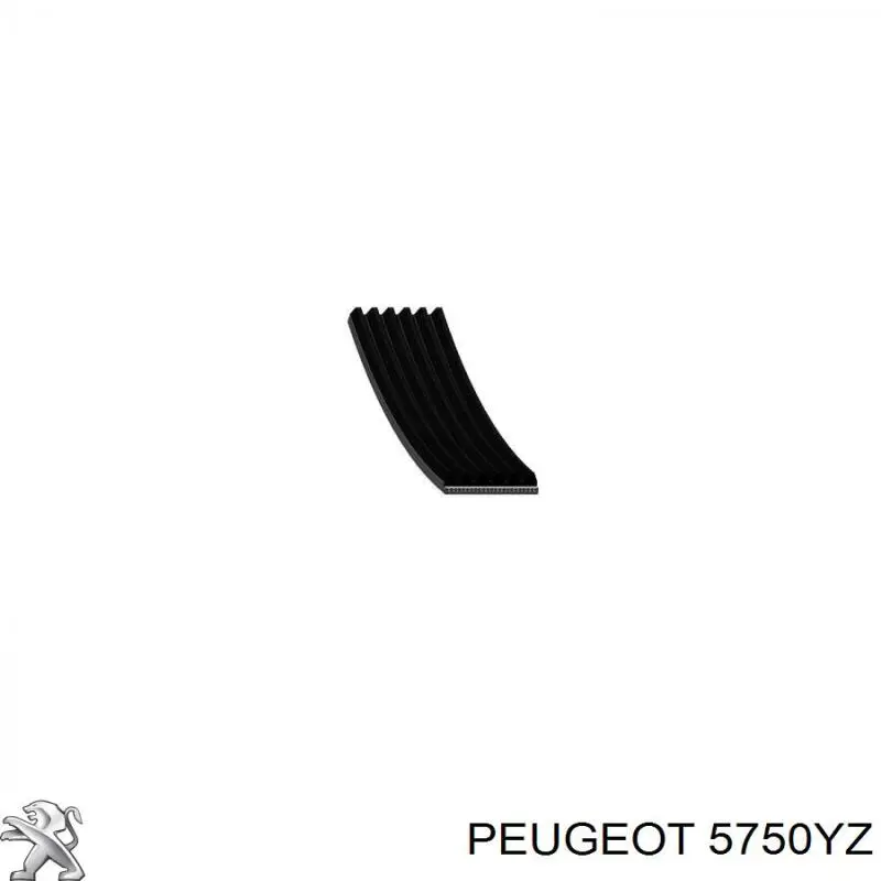 5750YZ Peugeot/Citroen ремінь приводний, агрегатів
