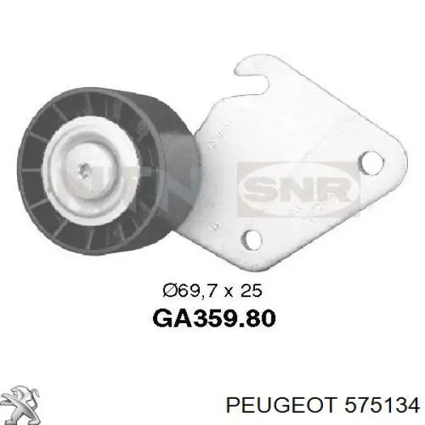Ролик приводного ременя, паразитний Peugeot/Citroen 575134 ціна, від 9.21 USD