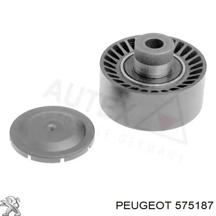 575187 Peugeot/Citroen ролик приводного ременя, паразитний
