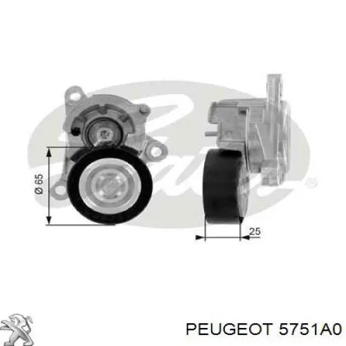 Купити 5751A0 Peugeot/Citroen Натягувач приводного ременя