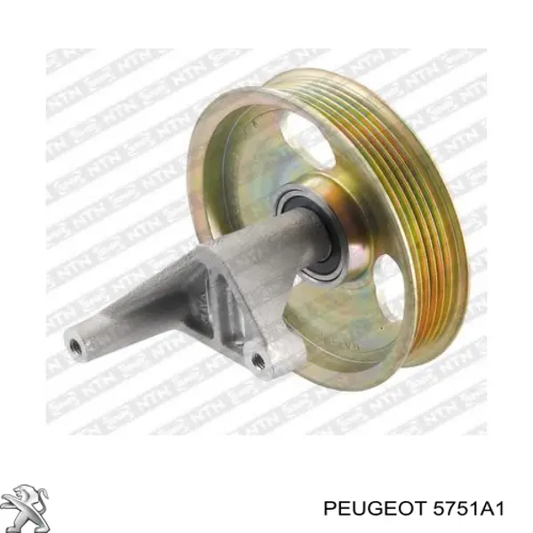 5751A1 Peugeot/Citroen ролик приводного ременя, паразитний