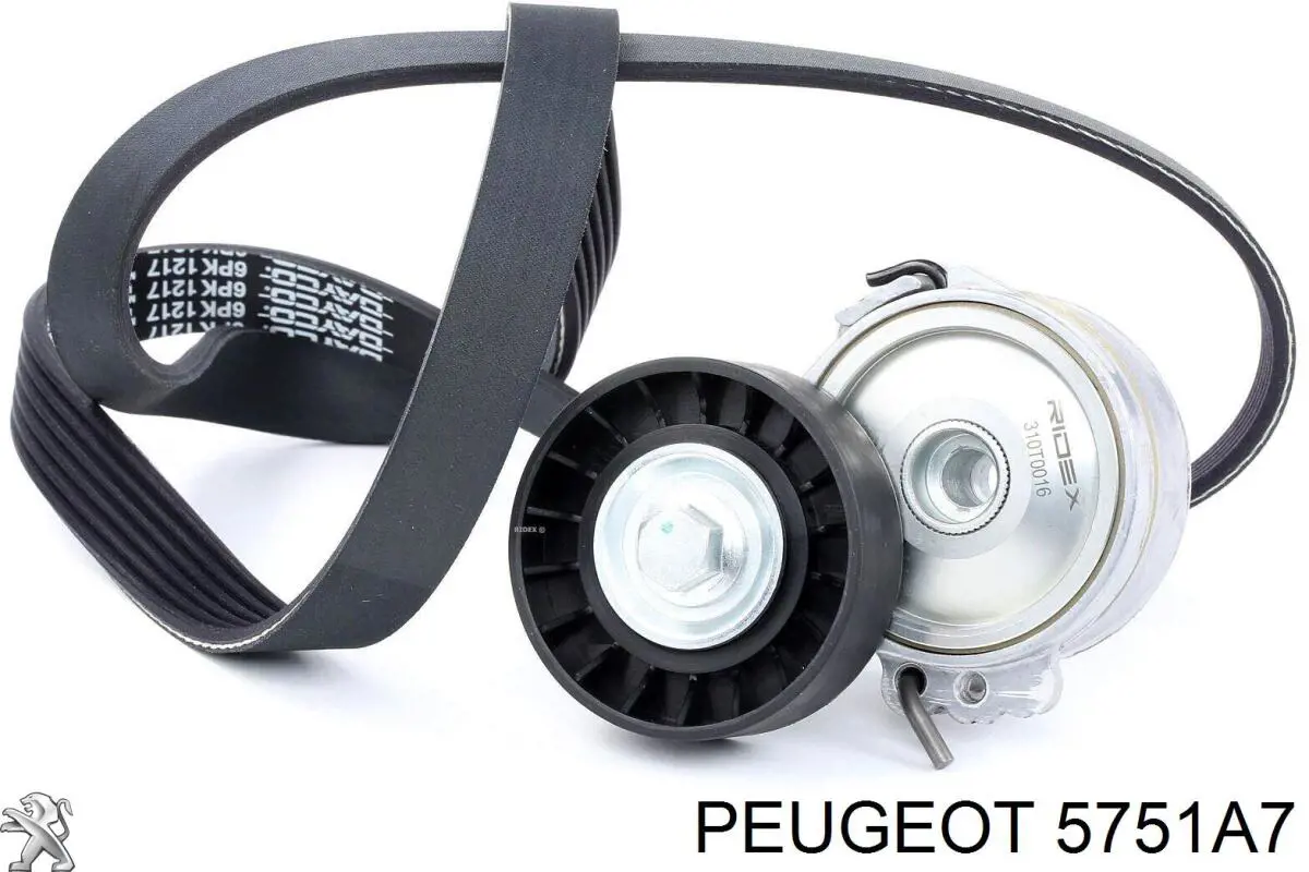 Купити 5751A7 Peugeot/Citroen Натягувач приводного ременя