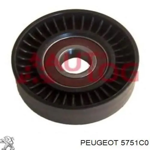 Натягувач приводного ременя 5751C0 Peugeot/Citroen