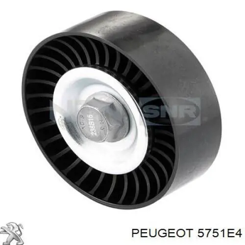 Ролик приводного ременя, паразитний Peugeot/Citroen 5751E4 ціна, від 16.00 USD
