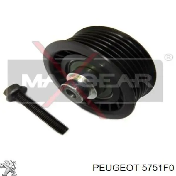5751F0 Peugeot/Citroen ролик приводного ременя, паразитний