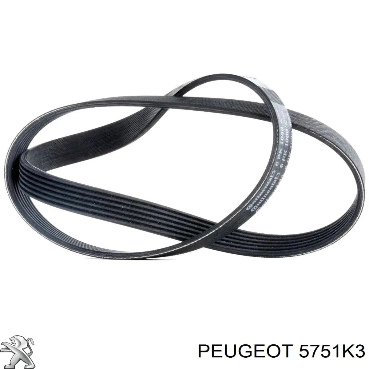 Клиновий ремінь Peugeot/Citroen 5751K3 ціна, від 16.14 USD