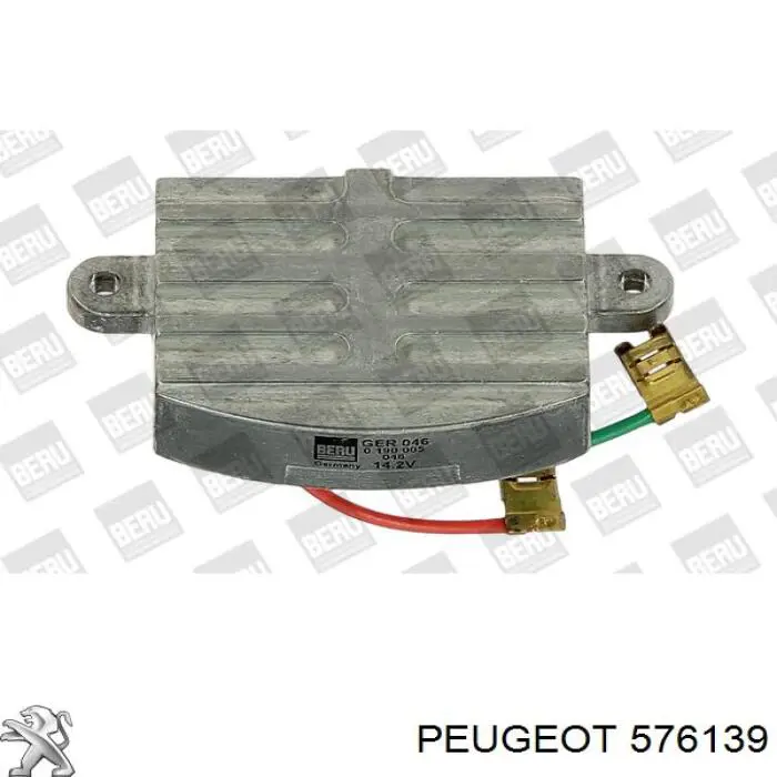 576139 Peugeot/Citroen реле-регулятор генератора, (реле зарядки)