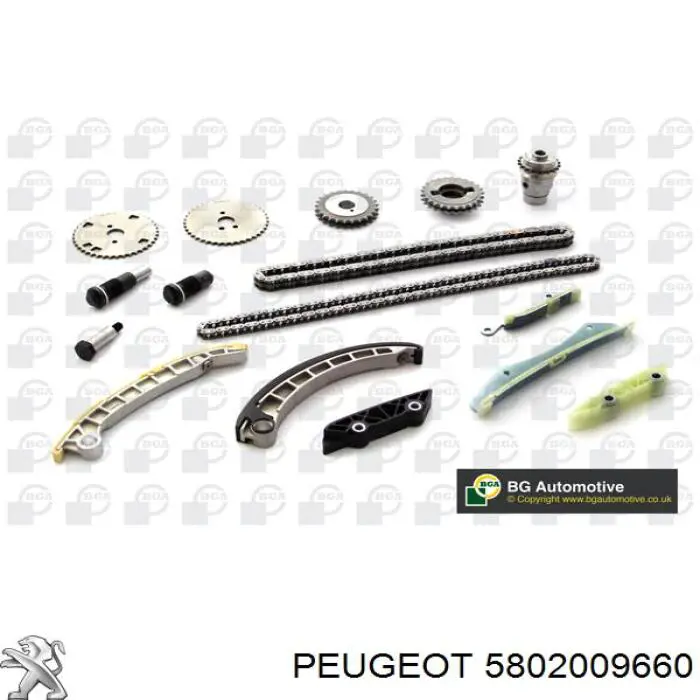 Ланцюг ГРМ, комплект Peugeot/Citroen 5802009660 ціна, від 128.39 USD