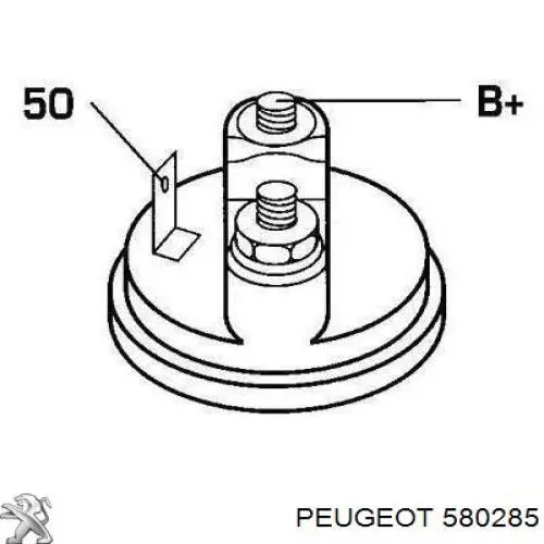 Стартер 580285 Peugeot/Citroen