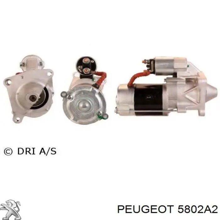 Стартер Peugeot/Citroen 5802A2 ціна, від 45.56 USD