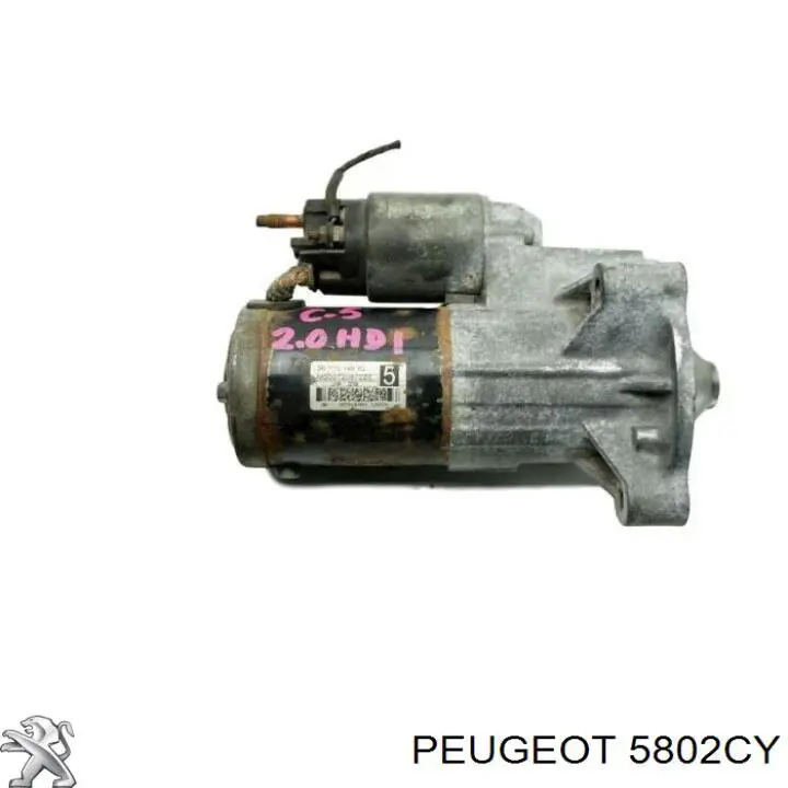 Стартер 5802CY Peugeot/Citroen