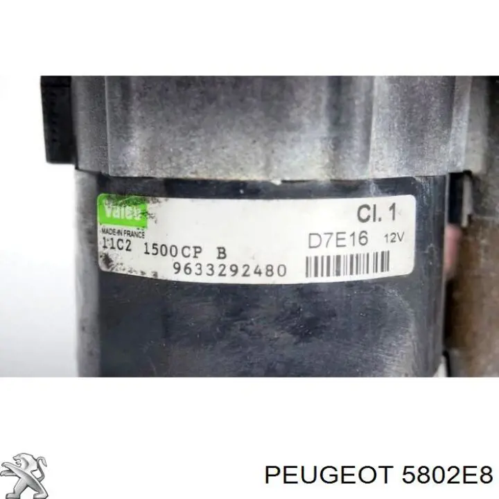 5802E8 Peugeot/Citroen стартер