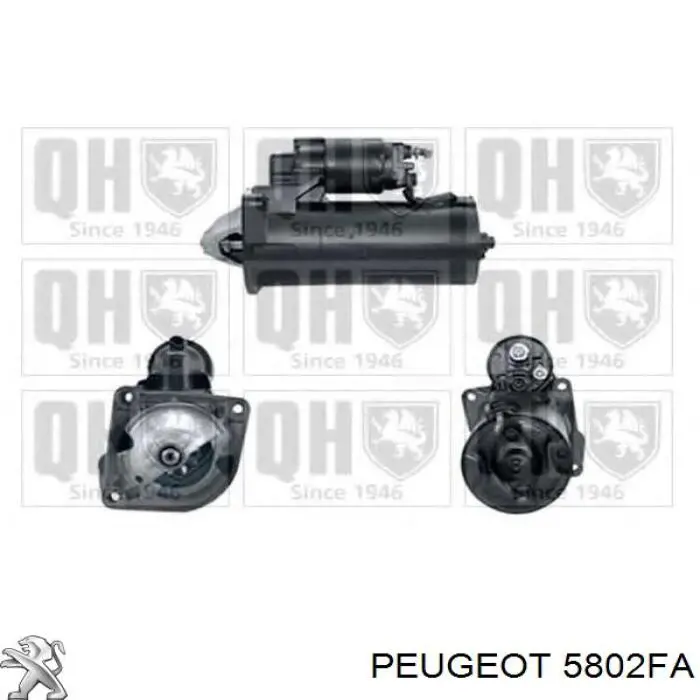 Стартер Peugeot/Citroen 5802FA ціна, від 99.84 USD