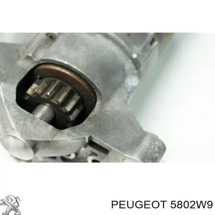 Стартер 5802W9 Peugeot/Citroen