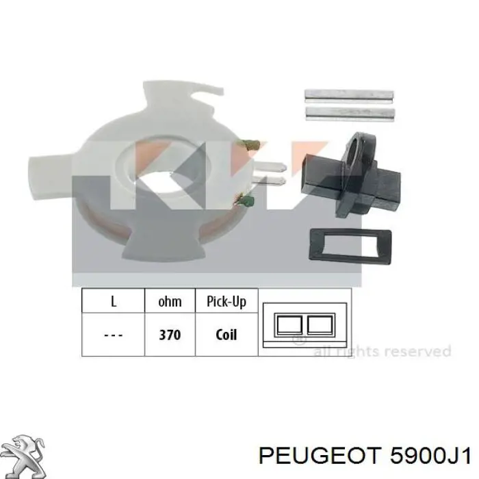Розподільник запалювання (трамблер) Peugeot/Citroen 5900J1 ціна, від 22.55 USD