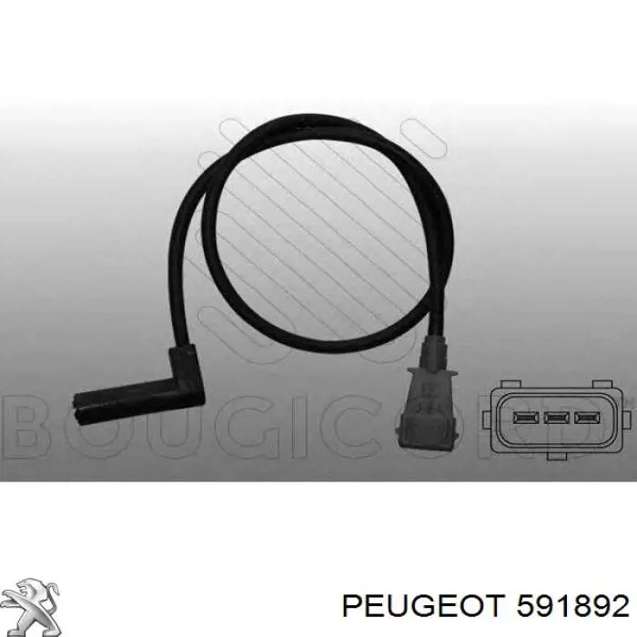 591892 Peugeot/Citroen датчик положення (оборотів коленвалу)