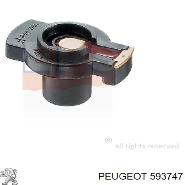 593747 Peugeot/Citroen Ротор розподільника запалювання