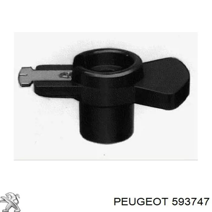 593747 Peugeot/Citroen бігунок (ротор розподільника запалювання)