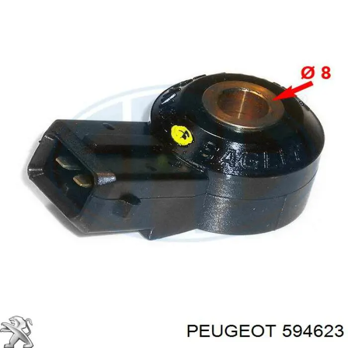 594623 Peugeot/Citroen датчик детонації