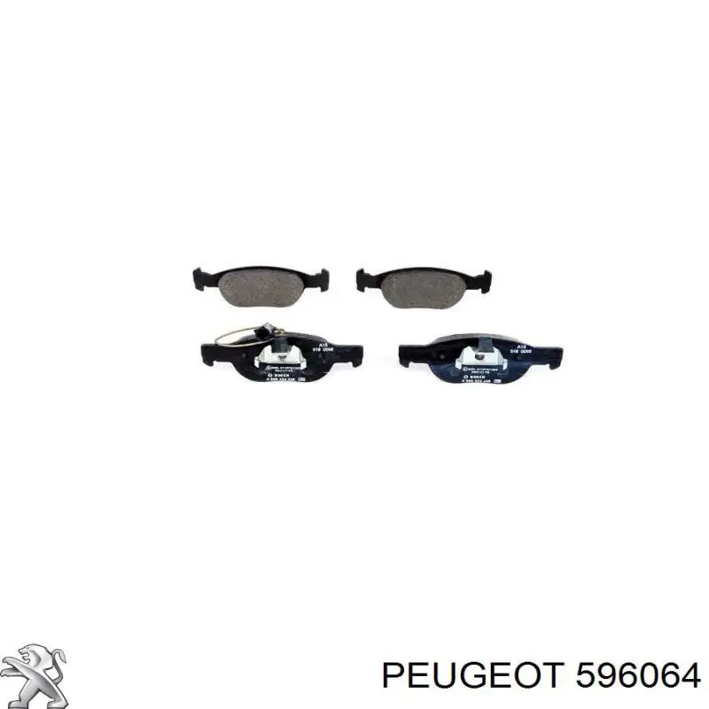 Свічка накалу 596064 Peugeot/Citroen