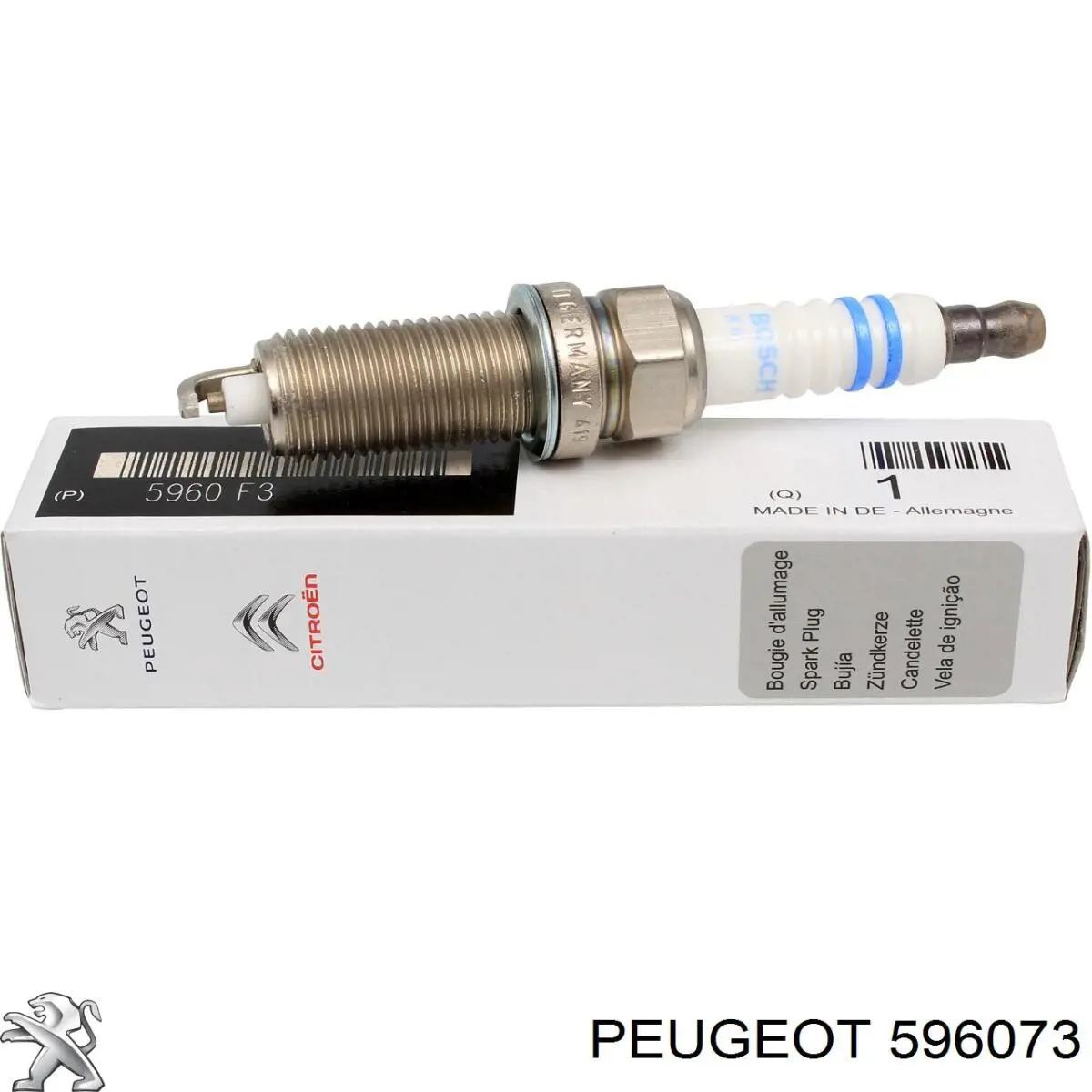 Свічки автомобільні Peugeot/Citroen 596073 ціна, від 3.58 USD